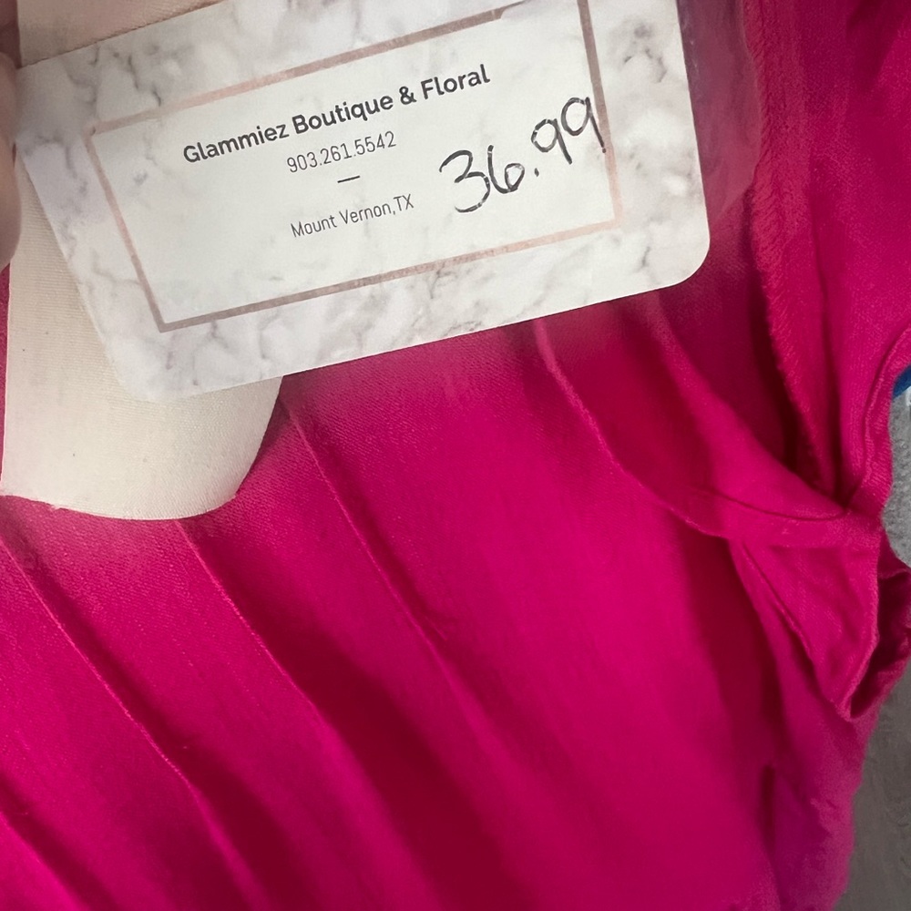 Pink boutique dress